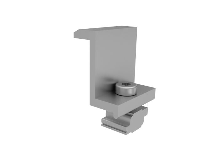Clenergy : PV-ezRack End Clamp, Standard